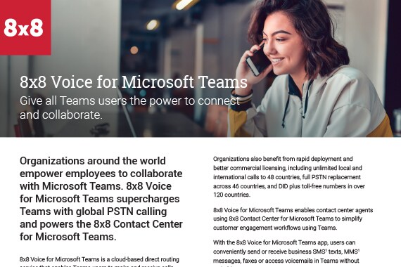 8x8 Voice for Microsoft Teams thumbnail